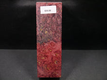 Stabilized Dyed Box Elder Block SW5394