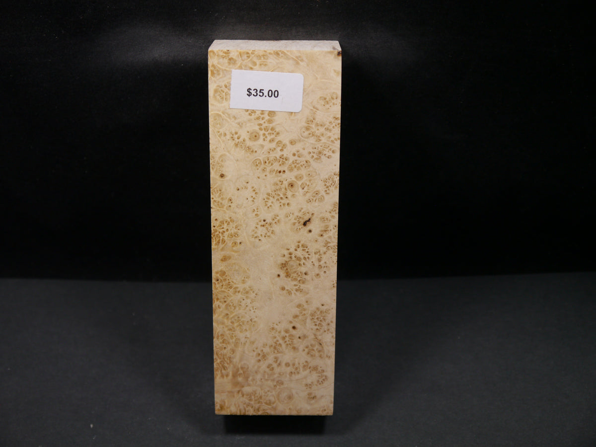 Stabilized Box Elder Block SW6059 – Knife and Gun Finishing Supplies
