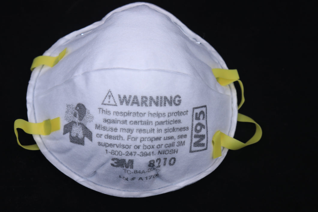 3M Dust/Mist Respirator. Standard protection against non-toxic dust and vapor mist. (#8710)