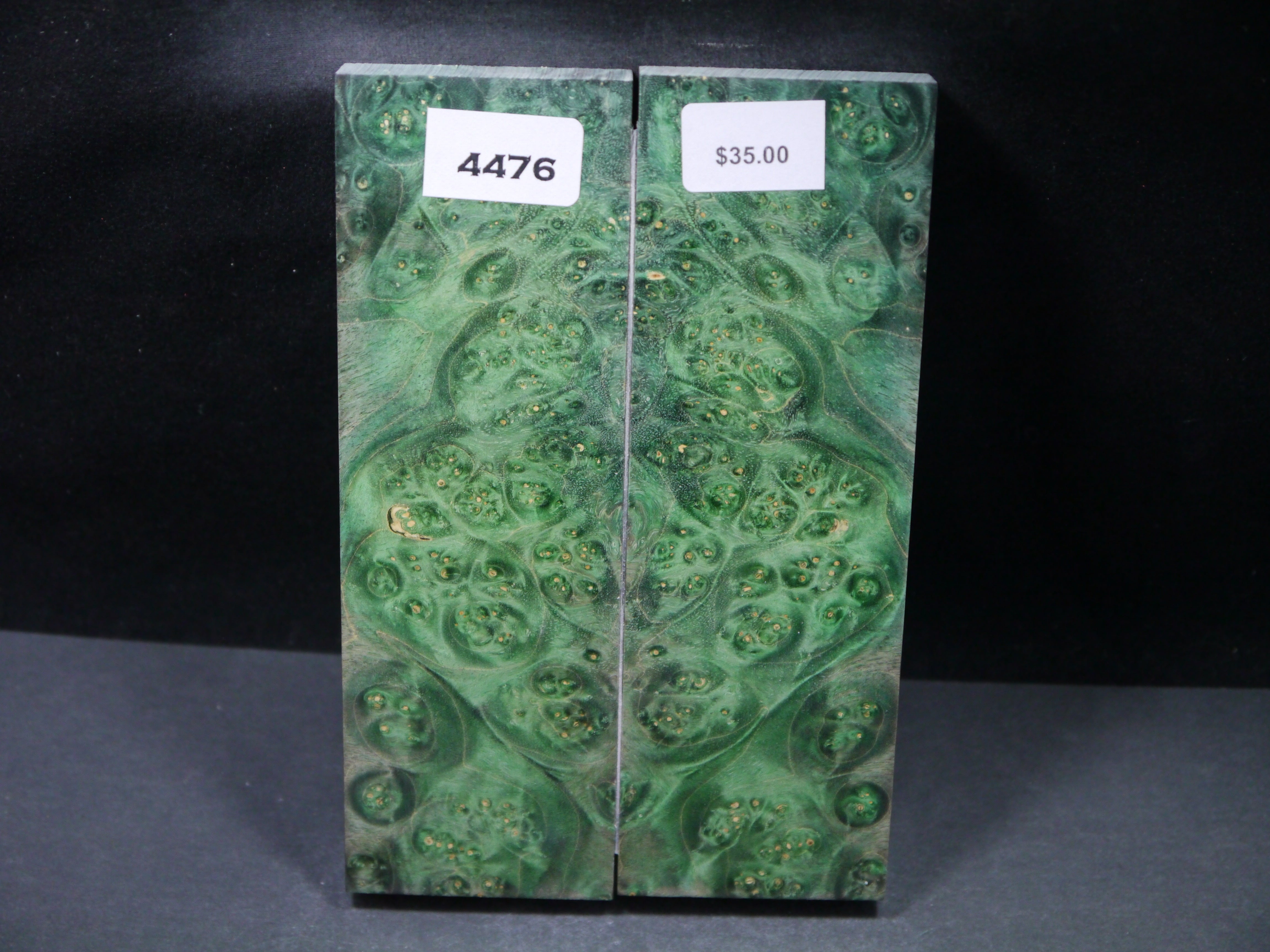 Stabilized Double Dyed Box Elder Scales SW4476