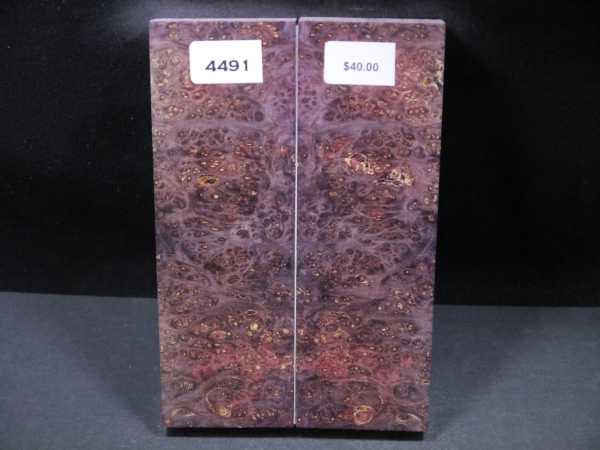 Stabilized Double Dyed Box Elder Scales SW4491 – Knife and Gun ...