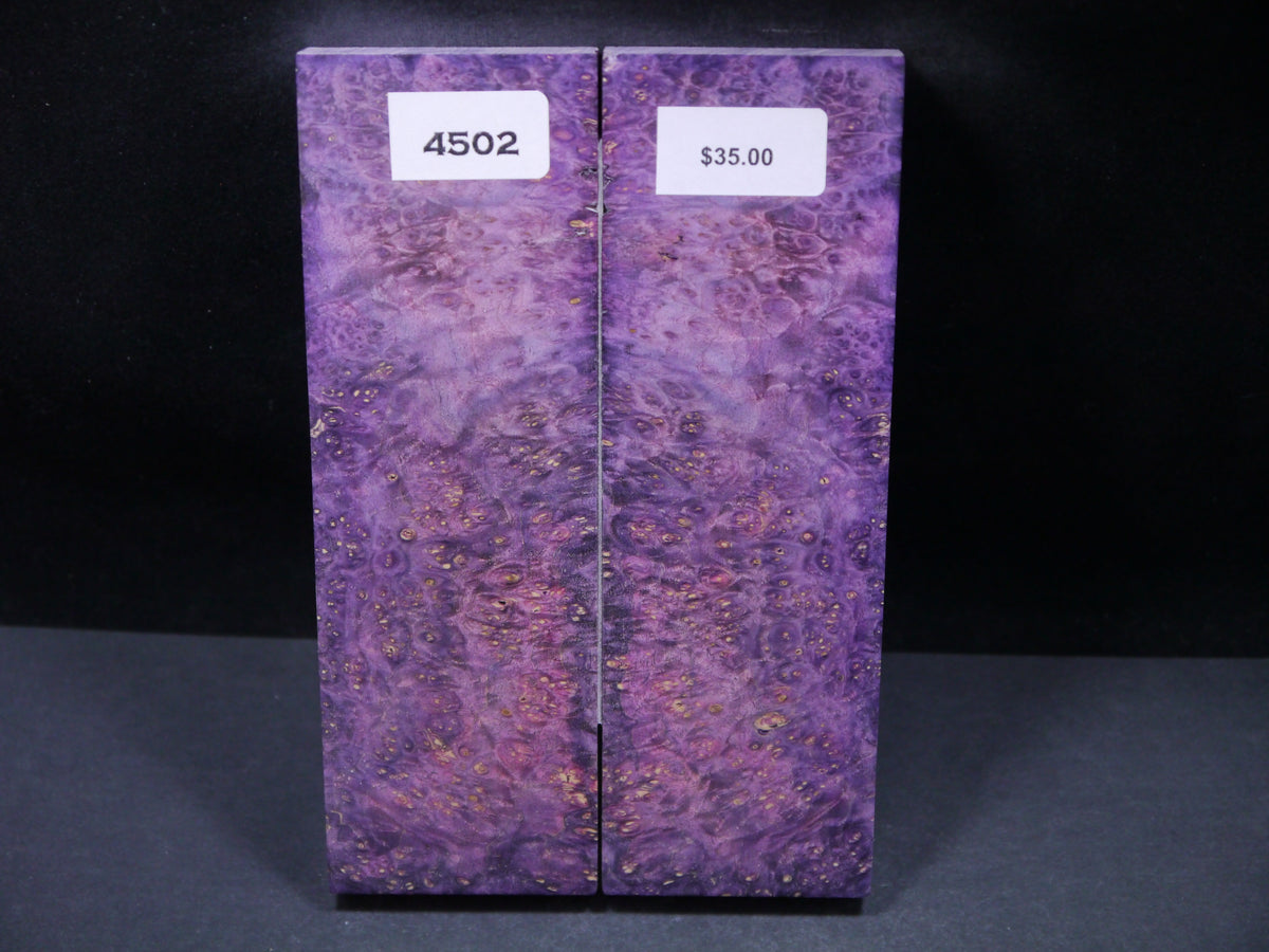 Stabilized Double Dyed Box Elder Scales SW4502 – Knife and Gun ...
