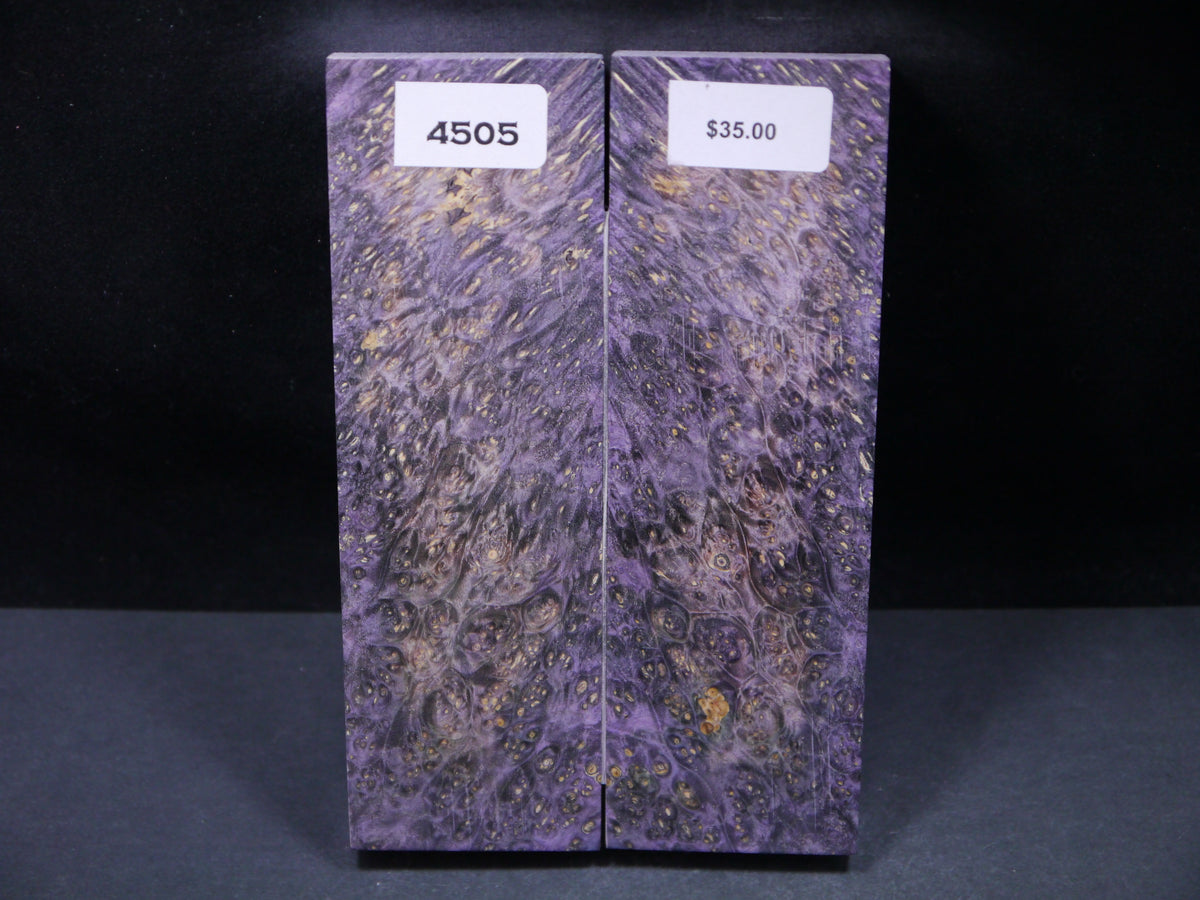 Stabilized Double Dyed Box Elder Scales SW4505 – Knife and Gun ...