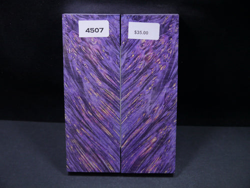 Stabilized Double Dyed Box Elder Scales SW4507