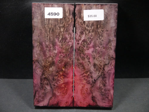 Stabilized Double Dyed Box Elder Scales SW4590