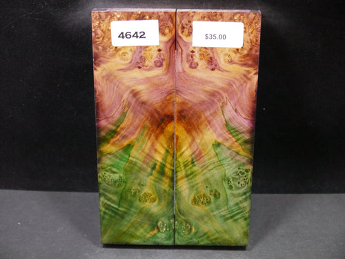 Stabilized Double Dyed Box Elder Scales SW4642