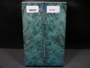 Stabilized Double Dyed Maple Burl Scales SW4800