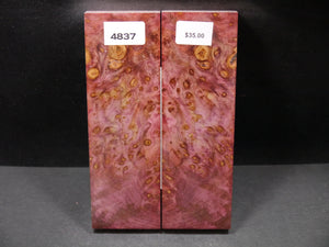 Stabilized Double Dyed Maple Burl Scales SW4837