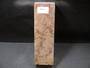 Stabilized Asian Satinwood Burl Block SW4883