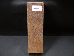 Stabilized Asian Satinwood Burl Block SW4884