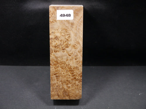 Stabilized Black Ash Burl Block SW4948