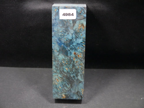 Stabilized Dyed Maple Burl Block SW4984