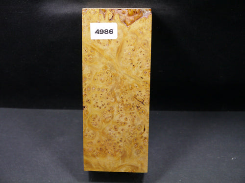 Stabilized Dyed Maple Burl Block SW4986