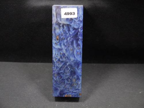 Stabilized Dyed Maple Burl Block SW4993