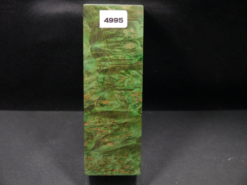 Stabilized Dyed Maple Burl Block SW4995