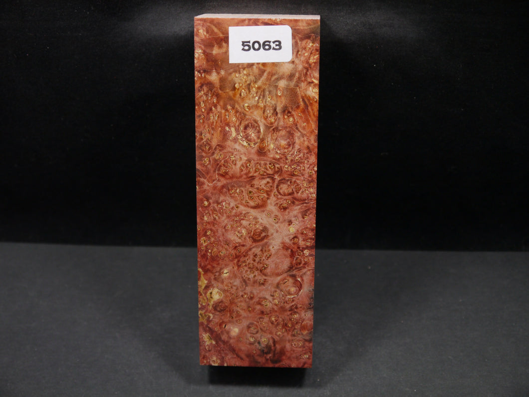 Stabilized Dyed Box Elder Block SW5063