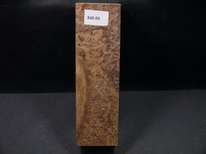 Stabilized Asian Satinwood Burl Block SW5073