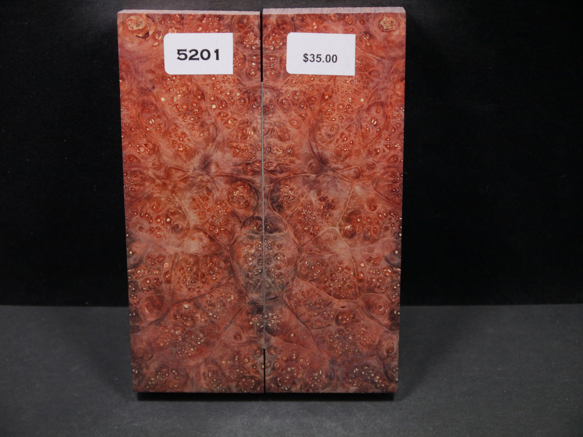 Stabilized Double Dyed Box Elder Scales SW5201 – Knife and Gun ...