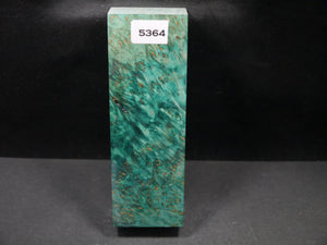 Stabilized Dyed Maple Burl Block SW5364