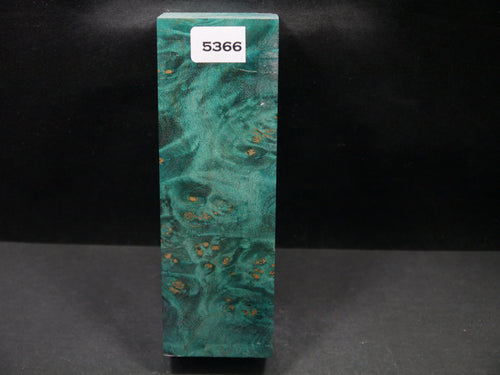 Stabilized Dyed Maple Burl Block SW5366