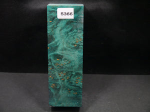 Stabilized Dyed Maple Burl Block SW5366