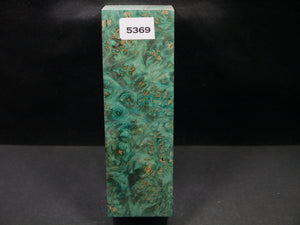 Stabilized Dyed Maple Burl Block SW5369