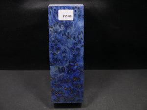 Stabilized Dyed Maple Burl Block SW5375