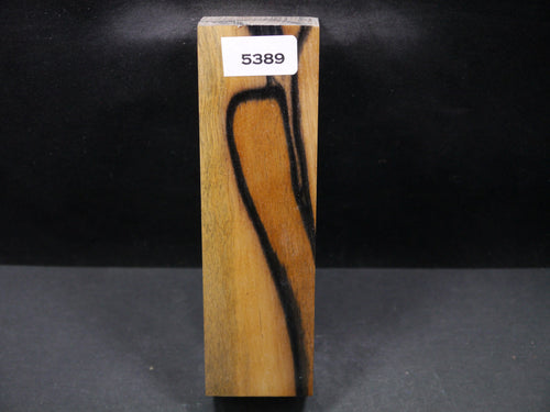 Stabilized Black and White Ebony Block SW5389