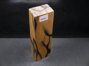 Stabilized Black and White Ebony Block SW5389