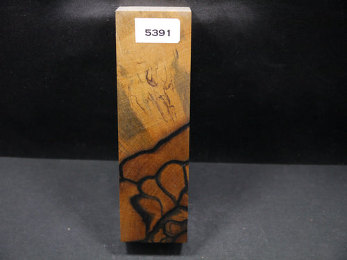 Stabilized Black and White Ebony Block SW5391