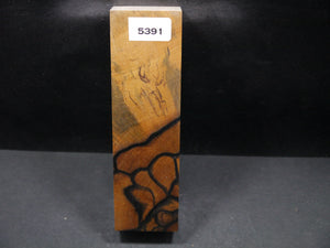 Stabilized Black and White Ebony Block SW5391