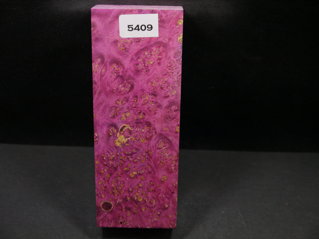Stabilized Dyed Box Elder Block SW5409