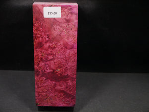 Stabilized Dyed Box Elder Block SW5410