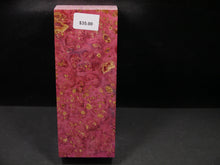 Stabilized Dyed Box Elder Block SW5411