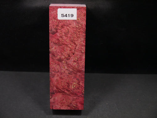 Stabilized Dyed Box Elder Block SW5419