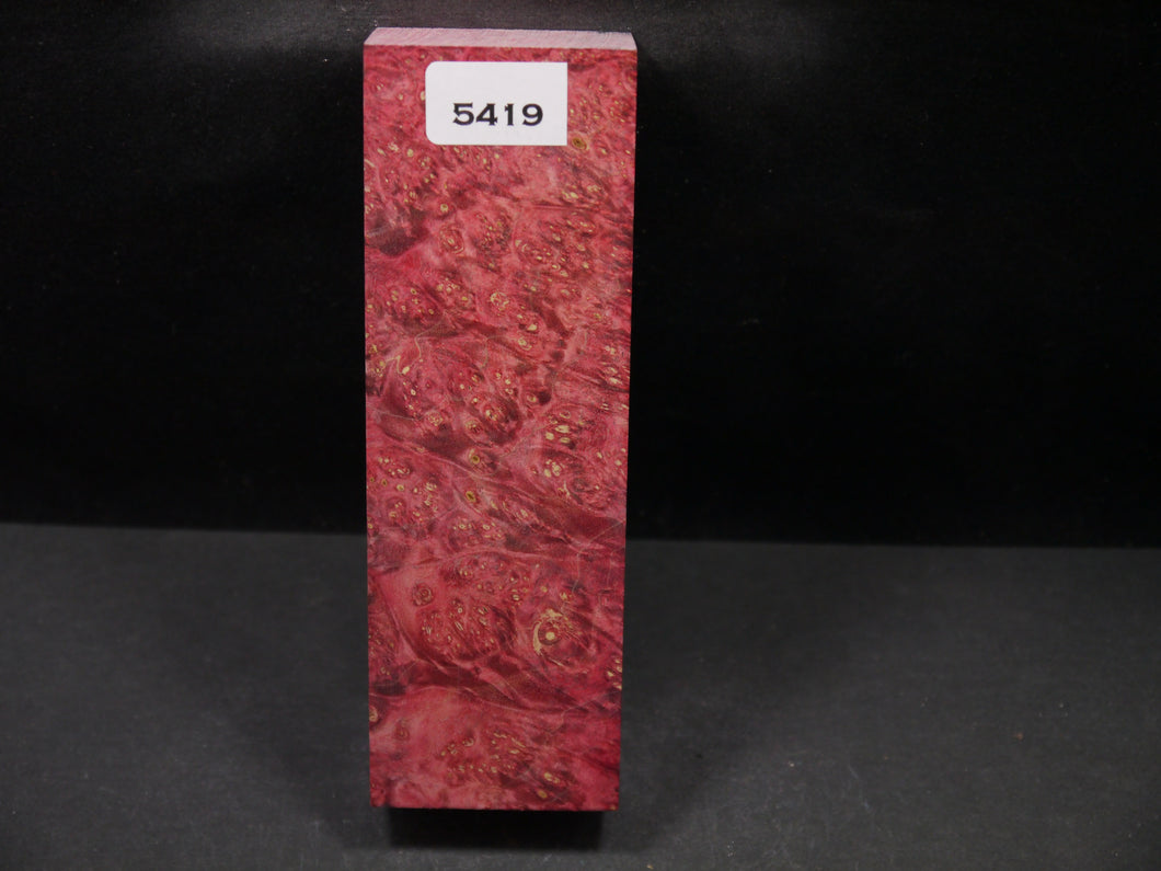 Stabilized Dyed Box Elder Block SW5419