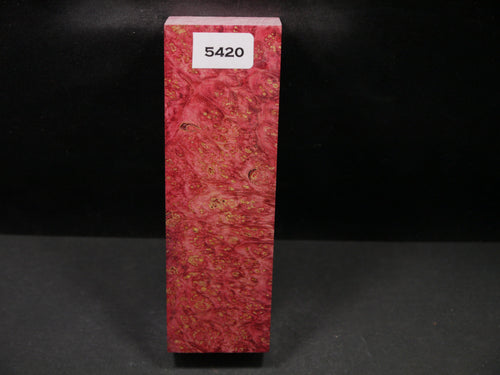 Stabilized Dyed Box Elder Block SW5420