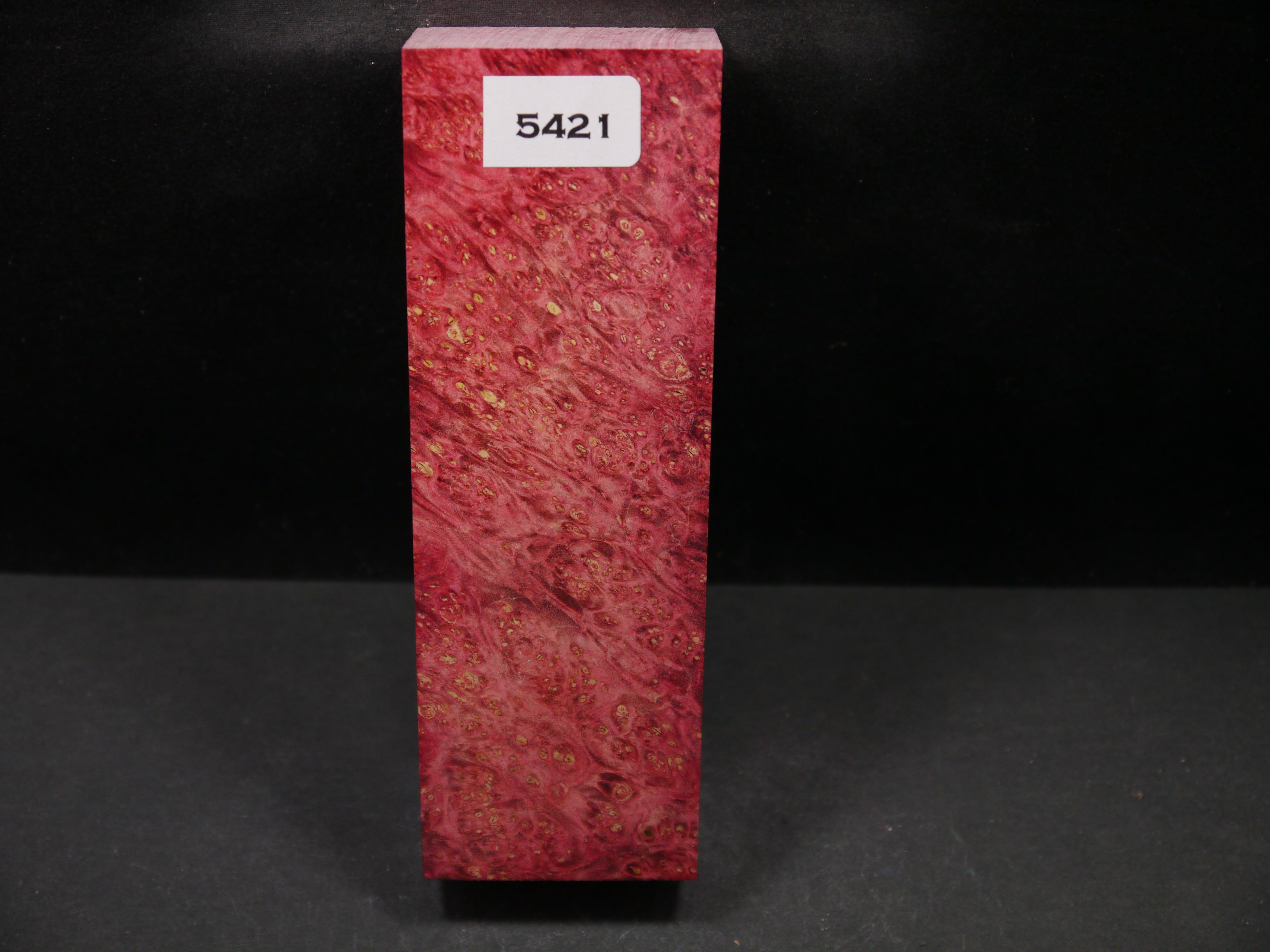 Stabilized Dyed Box Elder Block SW5421