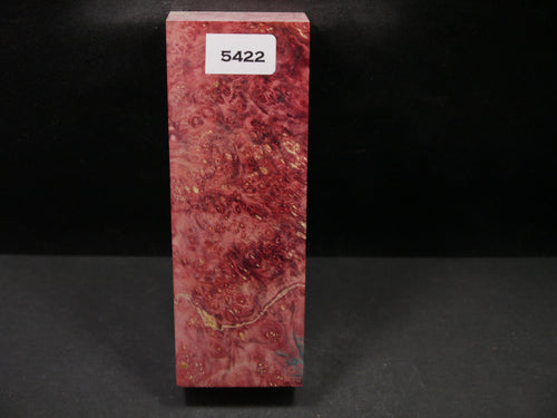 Stabilized Dyed Box Elder Block SW5422