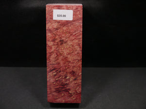 Stabilized Dyed Box Elder Block SW5423