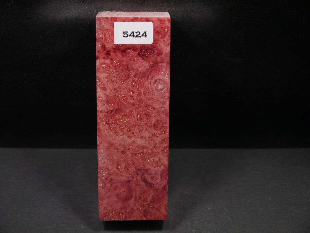 Stabilized Dyed Box Elder Block SW5424