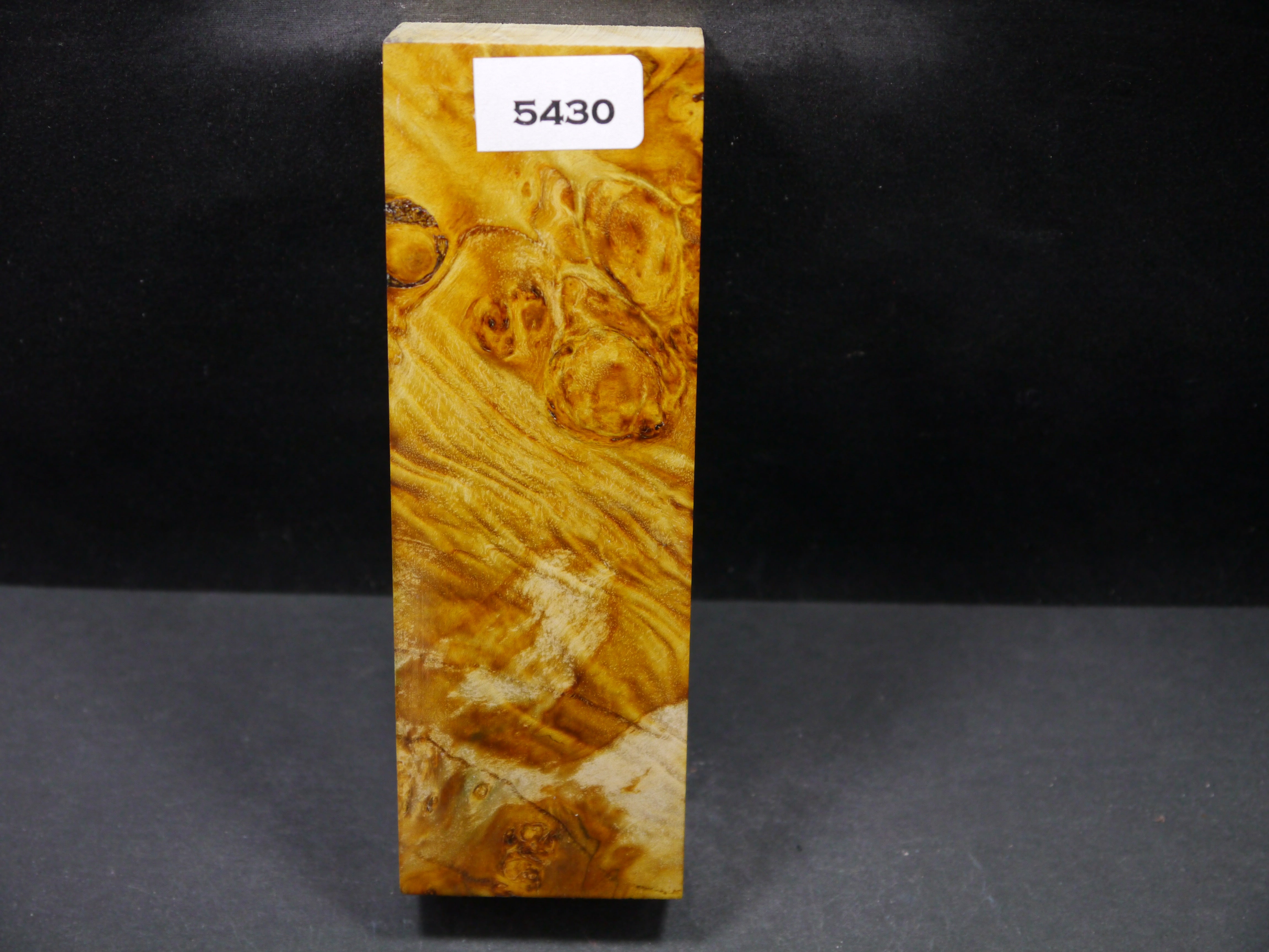 Stabilized Dyed Box Elder Block SW5430
