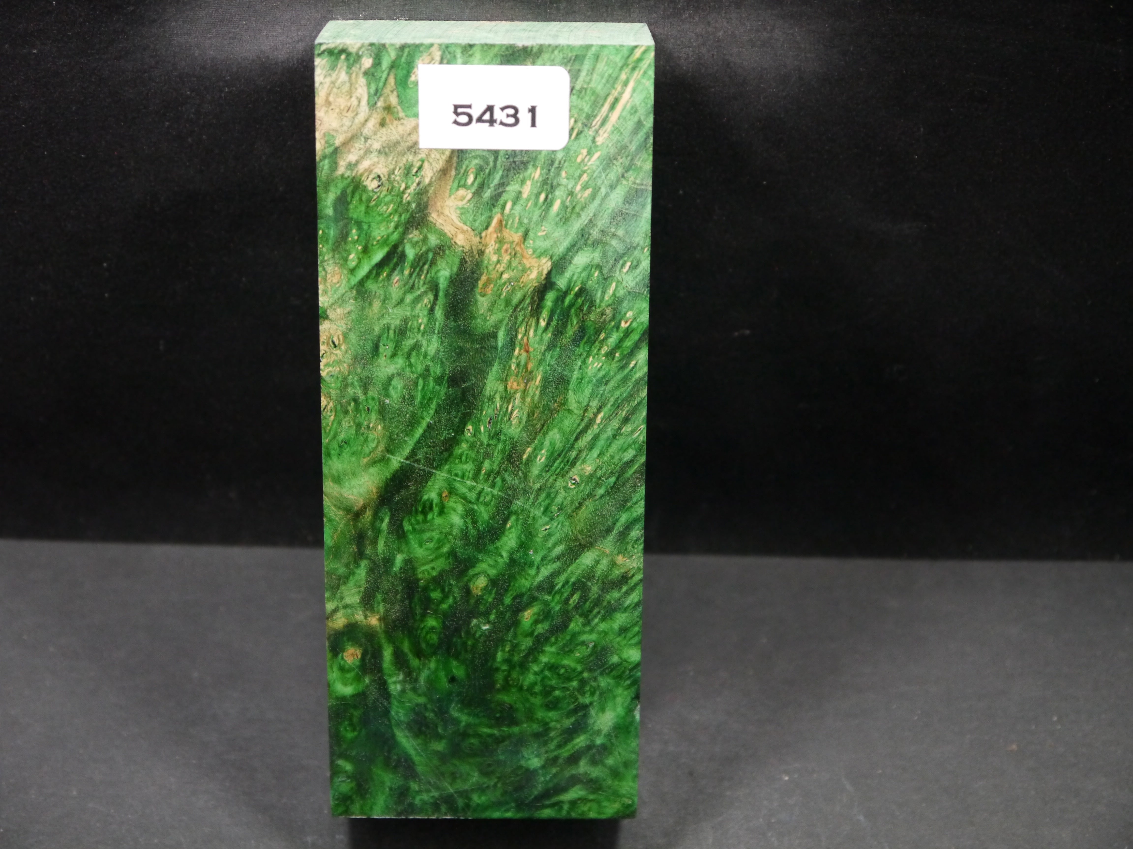 Stabilized Dyed Box Elder Block SW5431