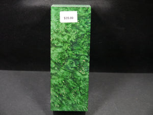 Stabilized Dyed Box Elder Block SW5434