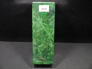 Stabilized Dyed Box Elder Block SW5436