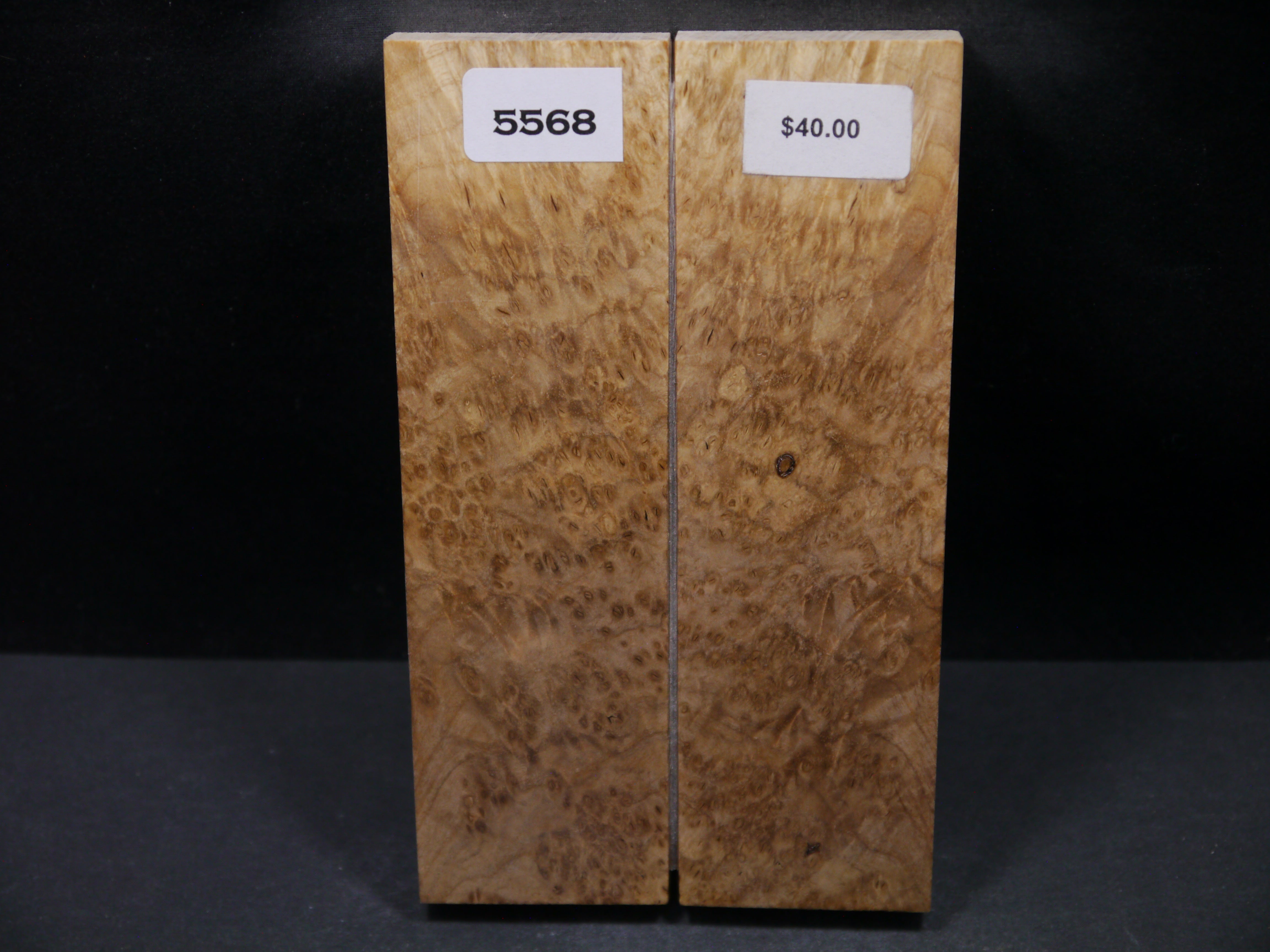 Stabilized Black Ash Burl Scales SW5568