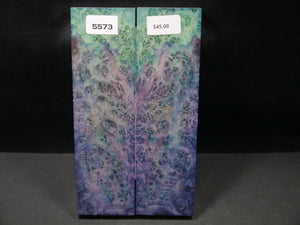 Stabilized Double Dyed Box Elder Scales SW5573