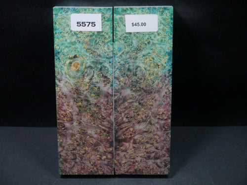 Stabilized Double Dyed Box Elder Scales SW5575