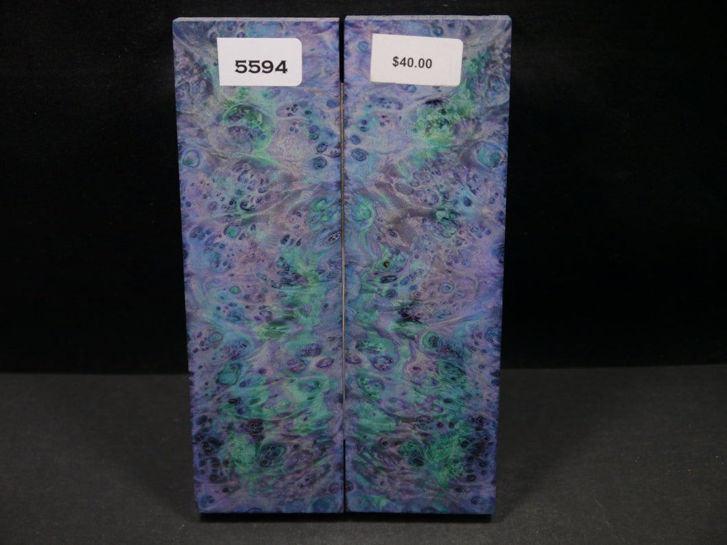 Stabilized Double Dyed Box Elder Scales SW5594