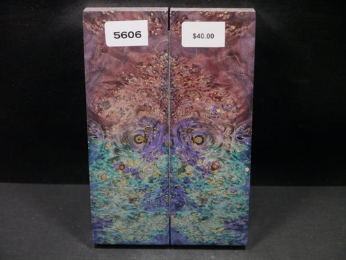 Stabilized Double Dyed Box Elder Scales SW5606